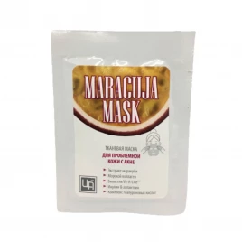 Маска тканевая для проблемной кожи лица с акне Maracuja mask