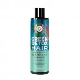 Шампунь для волос альгинатный Восстановление/ Green detox hair